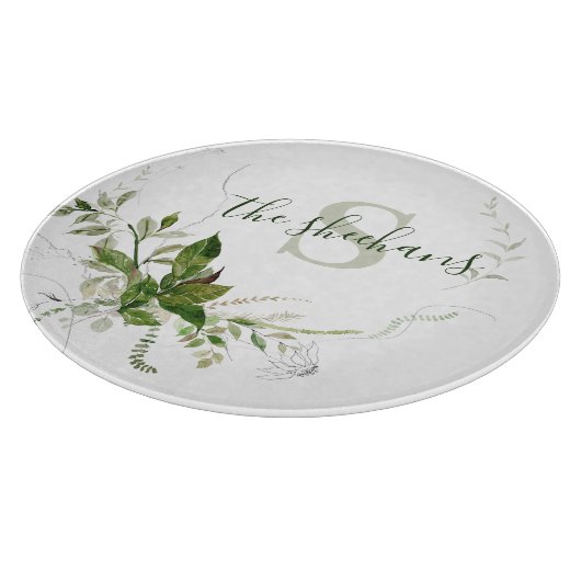 Geschenke snijplank met monogram (Hoek)