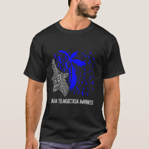 Geschenken die we blauw Draag voor Ataxia Telangie T-shirt