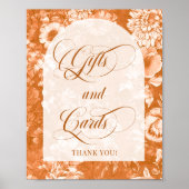 Geschenken en Kaarten Terracotta Sign Poster (Voorkant)