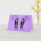 Geschenken "Extreme Irritatie" van Nonnen Kaart (Gele Bloem)