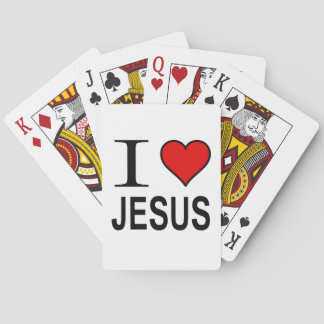 Geschenken Jezus Ik hou van Jezus Pokerkaarten