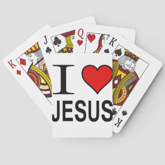 Geschenken Jezus Ik hou van Jezus Speelkaarten