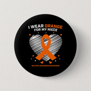Geschenken Kleding Kleding Niece Multiple Sclerose Ronde Button 5,7 Cm