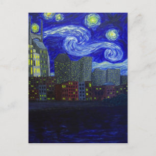 Geschenken: "Nashville Sterrennacht" van Jack Lepp Briefkaart
