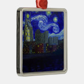 Geschenken: "Nashville Sterrennacht" van Jack Lepp Metalen Ornament (Rechts)