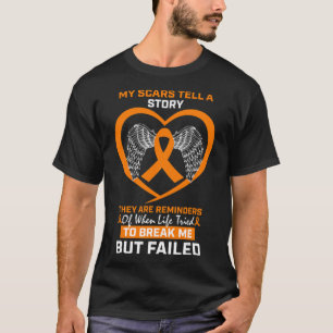 Geschenken Nierkanker Leukemie MS Multiple scleros T-shirt