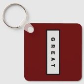 Geschenken: Onder 25$ Aantrekkelijke Autoriteit® G Sleutelhanger (Voorkant)