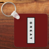 Geschenken: Onder 25$ Aantrekkelijke Autoriteit® G Sleutelhanger (Voorkant)