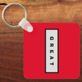 Geschenken: Onder 25$ Aantrekkelijke Autoriteit® G Sleutelhanger (Voorkant)