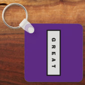 Geschenken: Onder 25$ Aantrekkelijke Autoriteit® G Sleutelhanger (Voorkant)