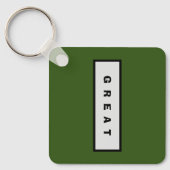 Geschenken: Onder 25$ Aantrekkelijke Autoriteit® G Sleutelhanger (Voorkant)