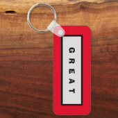 Geschenken: Onder 75$ Aantrekkelijke Autoriteit® G Sleutelhanger (Voorkant)