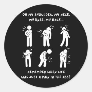 Geschenken Oude Mensen 50e 60e 70e Verjaardag Ronde Sticker