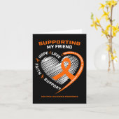 Geschenken Producten Sinaasappel MS Vriend Multipl Kaart (Gele Bloem)