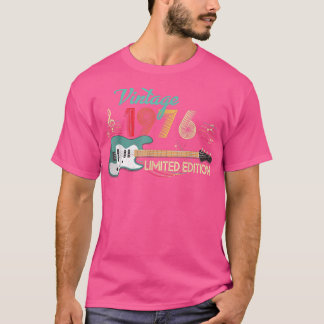  geschenken van 1976, Guitar-liefhebbers 46th Bi T-shirt