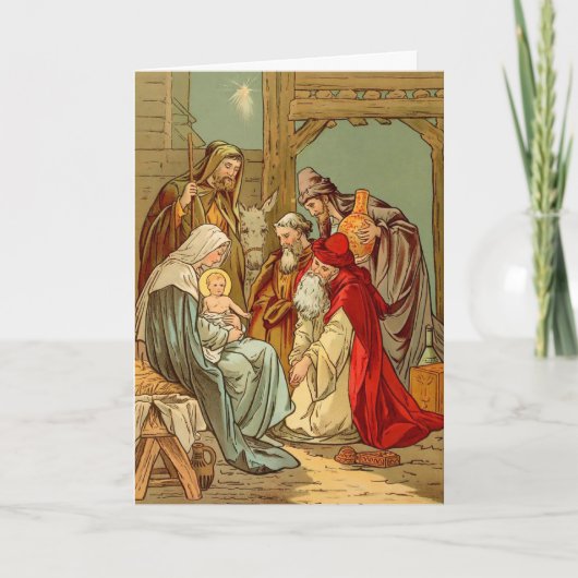 Geschenken van de Magi Feestdagen Kaart (Voorkant)