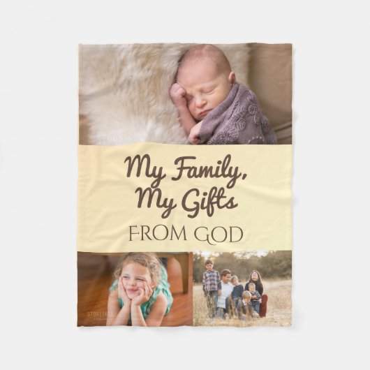 Geschenken van God Fleece Deken (Voorkant)