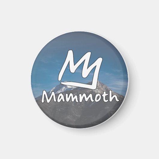 Geschenken van het skioord Mammoth Mountain uit he Magneet (Voorkant)