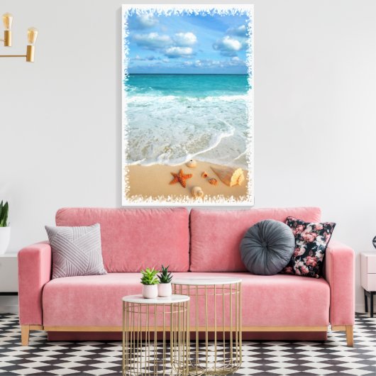 Geschenken van Neptunus Canvas Afdruk (Insitu (Woonkamer))