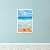 Geschenken van Neptunus Canvas Afdruk (Insitu (Houten vloer))