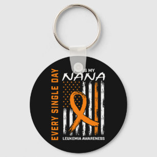 Geschenken Verlies van Nana Oranje Leukemie Bewust Sleutelhanger