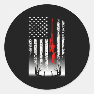 Geschenken voor de jacht op gasten ronde sticker