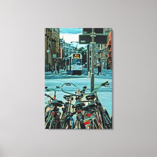 Geschenken voor fietsers 2022 canvas afdruk (Voorkant)