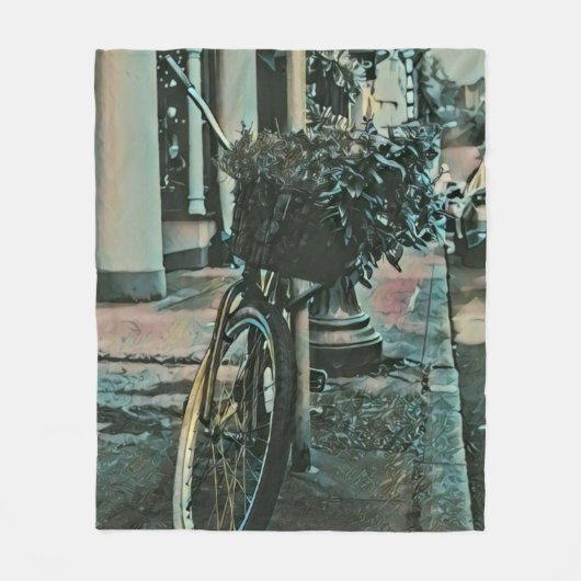 Geschenken voor fietsers 2022 fleece deken (Voorkant)