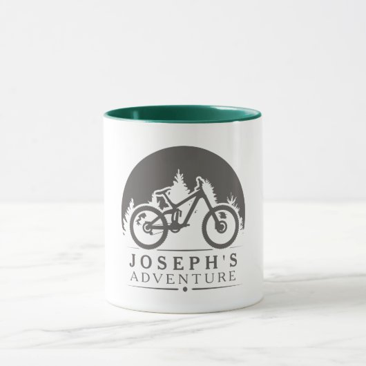 Geschenken voor gepersonaliseerde fietsers mok (Midden)