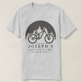 Geschenken voor gepersonaliseerde fietsers t-shirt