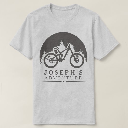 Geschenken voor gepersonaliseerde fietsers t-shirt (Design voorkant)