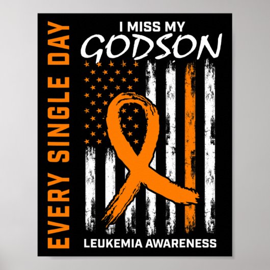 Geschenken voor het verlies van Godson leukemie Be Poster (Voorkant)