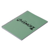 geschenken voor mannen en vrouwelijke chemici notitieboek (Linkerzijde)