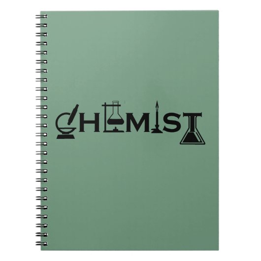 geschenken voor mannen en vrouwelijke chemici notitieboek (Voorkant)