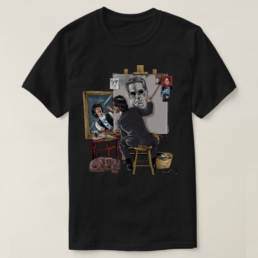 Geschenken voor mannen Keanu Art onthaalt cadeaus  T-shirt (Design voorkant)