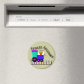 Geschenken voor treinmachinist in ruste magneet (Insitu (Vaatwasser))