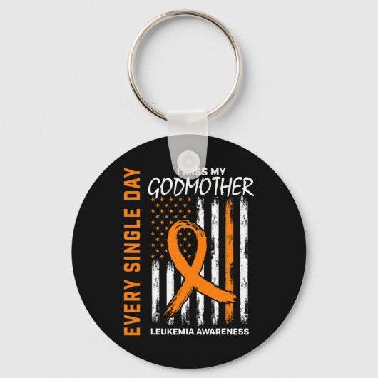 Geschenken voor verlies van peetmoeder leukemie be sleutelhanger (Voorkant)