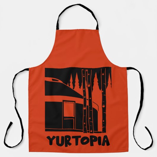 Geschenken voor Yurt Leven Schort (Voorkant)