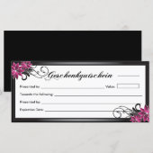 Geschenkgutschein - Salon Gift Certificate (Voorkant / Achterkant)