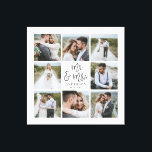 Geschenkje voor multi-foto monogram bruiloft canvas afdruk<br><div class="desc">Meerdere foto's cadeau voor een huwelijksgezin. Ideale bruiloft,  nieuw thuis,  jubileum,  verjaardag of kerstcadeau. Een leuke manier om al je mooie foto's af te shows.</div>