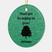 Geschenkje voor persoonlijke ornamenten voor docen (Links)