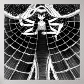 Geschenkje voor spineigenaars | Cute Spider-afbeel Poster (Voorkant)