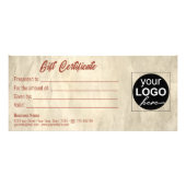 Geschenkkaart voor Pen voor het tekenen van hartje Reclamekaart (Achterkant)