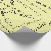 Geschenkpapier Danke zum Abschied Cadeaupapier (Hoek)