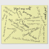 Geschenkpapier Danke zum Abschied Cadeaupapier (Vlak)