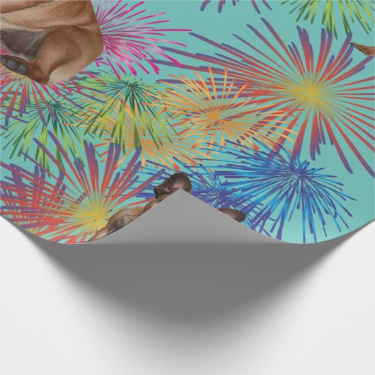 Geschenkpapier französische Bulldogge Cadeaupapier (Hoek)