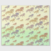 Geschenkpapier - Islandpferde im TÖLT Cadeaupapier (Vlak)