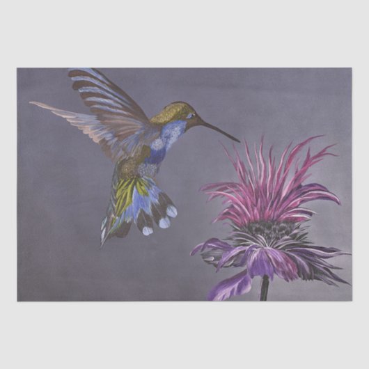Geschenkpapier Kolibri Tissuepapier (Voorkant)