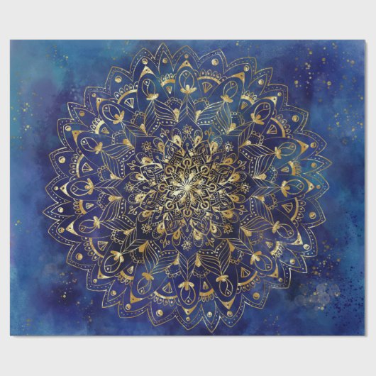 Geschenkpapier Mandala Design Cadeaupapier (Vlak)