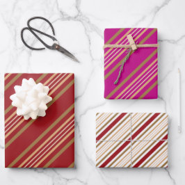 Geschenkpapier met lijnen inpakpapier vel